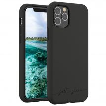 JUST GREEN Funda protectora para iPhone 11 Pro Natura Reciclable Negro - Nuevo