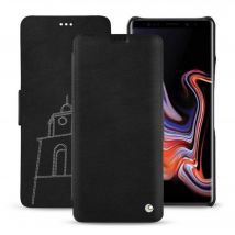 Housse cuir Samsung Galaxy Note9 - - Noir - Cuir lisse premium