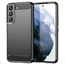 Samsung Galaxy S23 Plus / S23+ 5G coque style carbone noir