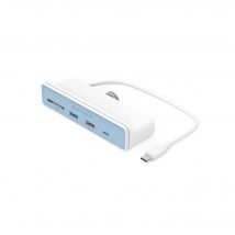 HYPER HD34A8 docking station USB 3.2 Gen 1 (3.1 Gen 1) Type-C Bianco - Nuovo