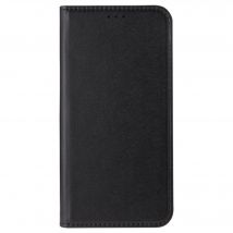 Coque clapet folio avec fente pour cartes & support pour Samsung Galaxy J7 (2017), Noir (UE / Asie ver - J730F / DS et J730FM / DS)