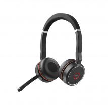 Jabra Evolve 75 Cuffie cablate e wireless Bluetooth per chiamate/musica Nero - Nuovo