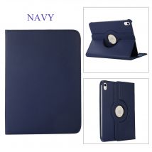 Housse bleue Apple iPad 10,9 pouces 2022 4G/5G rotative 360 degres - Etui bleu coque protection iPad 10eme generation - Accessoires pochette iPad 10