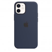 APPLE iPhone 12 mini Coque en Silicone avec MagSafe - Bleu Marine