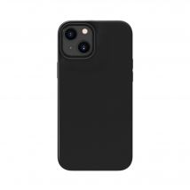 Carcasa de gel de silicona suave a prueba de golpes para Apple iPhone 13, negro satinado - Nuevo