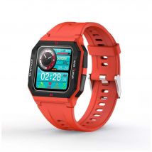 Montre Connectée Bluetooth Multifonctions, rouge