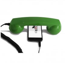 Combiné Téléphone Rétro pour Smartphones Android - Vert