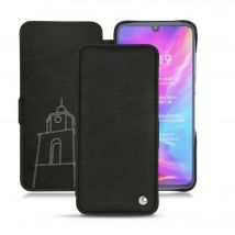 Housse cuir Xiaomi Mi 9 - - Noir - Cuir lisse premium