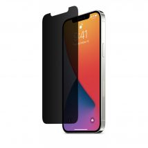 EIGER Mountain Glass Film protecteur d'écran 2,5D pour iPhone 13 Mini Noir + kit de nettoyage