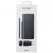 Pack Folio avec S Pen intégré + Chargeur secteur 25W pour Samsung G Z Fold 3 Noir Samsung