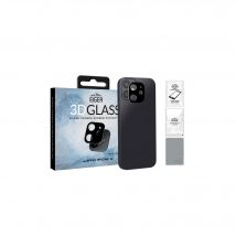 EIGER Verre protecteur d'objectif d'appareil photo 3D pour iPhone 13 Pro Max avec kit de nettoyage Blanc/noir