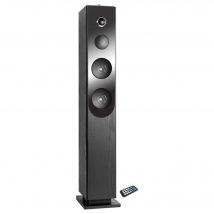 Torre de sonido Bluetooth HP33-CD - Reproductor de CD - Negro - Nuevo