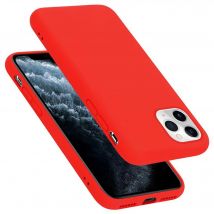 Funda rígida para Apple iPhone 11 PRO en LIQUID RED Protective Cover Funda flexible de silicona TPU - Nuevo