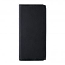 Coque clapet folio avec fente pour cartes & support pour Samsung Galaxy A51, Noir