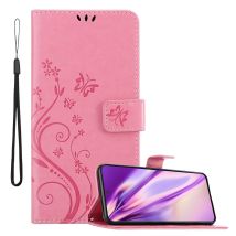 Coque pour Samsung Galaxy S22 en ROSE FLORAL Housse de protection Étui au design floral avec fermeture magnétique, fonction de support et emplacements