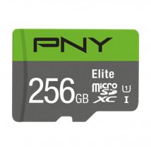 PNY Elite 256 GB MicroSDXC UHS-I Classe 10 - Nuovo