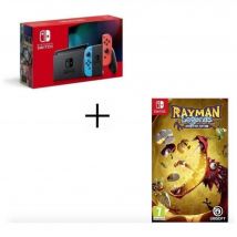 Switch Néon 32Go + Rayman Legends, Rouge, Bleu