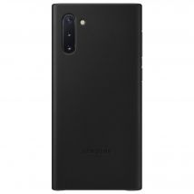 Coque pour Samsung Galaxy Note 10 Premium Cuir Noire Samsung