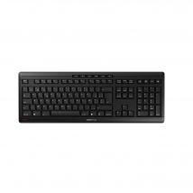 CHERRY Stream Tastiera FR senza fili +USB belga AZERTY Nero - Nuovo