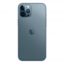 Coque silicone unie Transparent compatible Apple iPhone 12 Pro Max