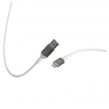 GREEN E - Cable de diseño ecológico para IPHONE Lightning a USB - 2,5 m - BLANCO - Nuevo