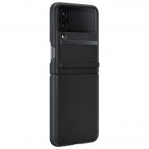 Coque Samsung G Z Flip 4 en Cuir Noire Samsung