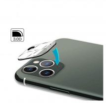 Protège Cameras en Verre Trempe pour IPHONE 11 Pro Incassable 9H+ Protection 3D (Transparent)