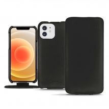 Housse cuir Apple iPhone 12 mini - - Noir - Simili cuir