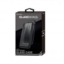 Funda de cristal Glasskin Contorno Transparente Negro: Apple Iphone X/Xs - Nuevo