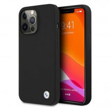 Funda BMW para iPhone 13 Pro / 13 6.1 Firma de silicona negra - Nuevo