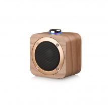 Altavoz Bluetooth de madera Halterrego, BT V5.0, RMS 3W, batería recargable de 1200mAh. - Nuevo