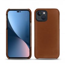 Apple iPhone 14 Plus Funda de piel - Tapa trasera - Marrón - Piel lisa - Nuevo