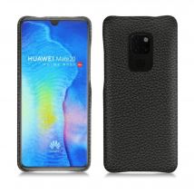 Funda de piel Huawei Mate 20 - Tapa trasera - Negro - Piel granulada - Nuevo