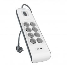 Belkin BSV804ca2M Blanc 8 sortie(s) CA 2 m