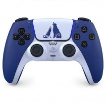 Manette Sony Dualsense God Of War PS5 - Blanc et bleu