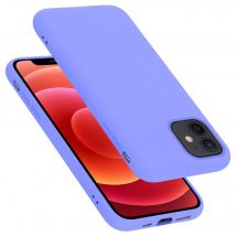 Coque pour Apple iPhone 12 MINI en LIQUID LIGHT PURPLE Housse de protection Étui en silicone TPU flexible