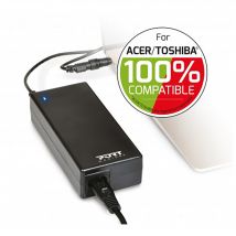 Alimentatore per PC Acer/Toshiba 90W Porta nera - Nuovo