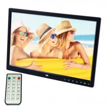 Cadre Numérique 15' 1280X800P LED Album Photo Lecteur Média Grand Format HD Noir YONIS