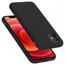 Coque pour Apple iPhone 12 MINI en LIQUID BLACK Housse de protection Étui en silicone TPU flexible