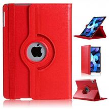 Apple iPad Air 5 M1 2022 housse rouge rotative 360 degres