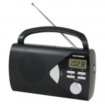 Radio Portátil METRONIC - Negro - Nuevo