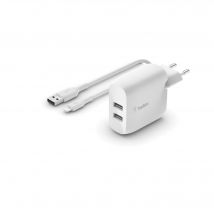 Belkin WCD001VF1MWH chargeur d'appareils mobiles Blanc Intérieure