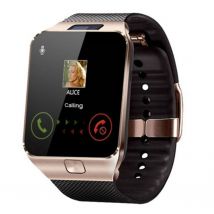 Montre Caméra Connectée Bluetooth Tous Smartphones Écran LCD Tft 1.54 Pouces Or YONIS