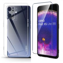 Oppo Find X5 Lite 5G coque tpu transparente et vitre
