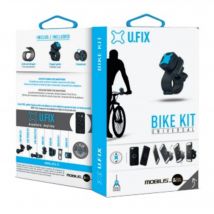 Supporto per smartphone da bicicletta, sistema di montaggio universale sicuro, regolabile su tutti i manubri (18-33 mm) - Nero - Nuovo