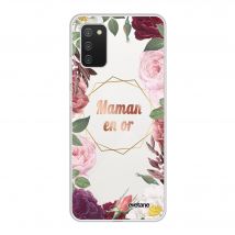 Evetane Coque Samsung Galaxy A02S 360 intégrale transparente Motif Coeur Maman D'amour Tendance