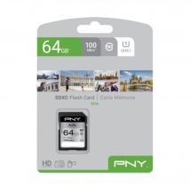 PNY Elite 64 GB SDXC UHS-I Clase 10 - Nuevo