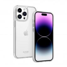 Coque hybride invisible pour Apple iPhone 14 Pro Max, Transparente