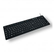 MCL ACK-729/N Tastiera AZERTY francese USB + PS/2 Nero - Nuovo