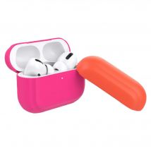 Coque Silicone Fuchsia Fluo pour Airpods Pro Puro